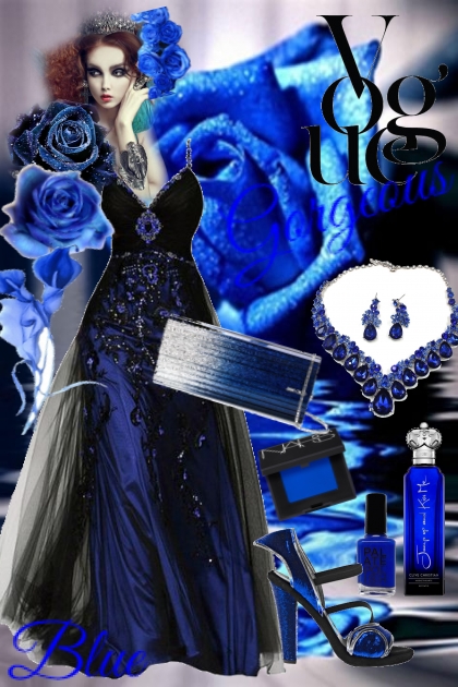 vogue gorgeous blue- Модное сочетание