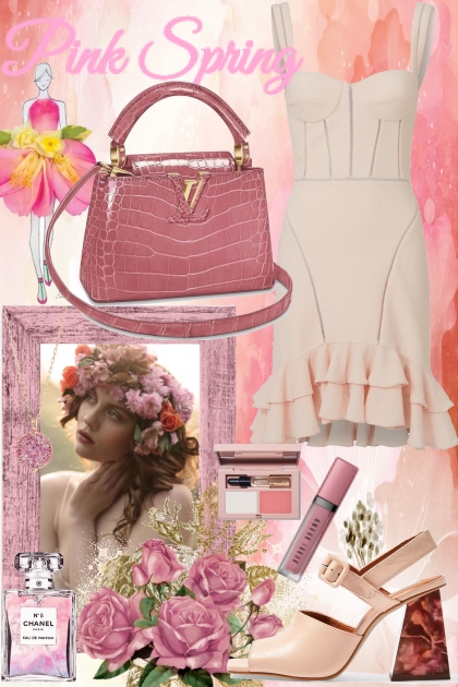 Pink spring- Modna kombinacija