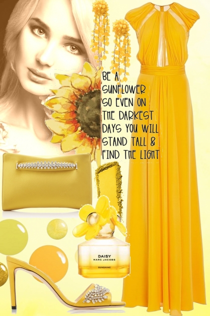Sunflower- combinação de moda