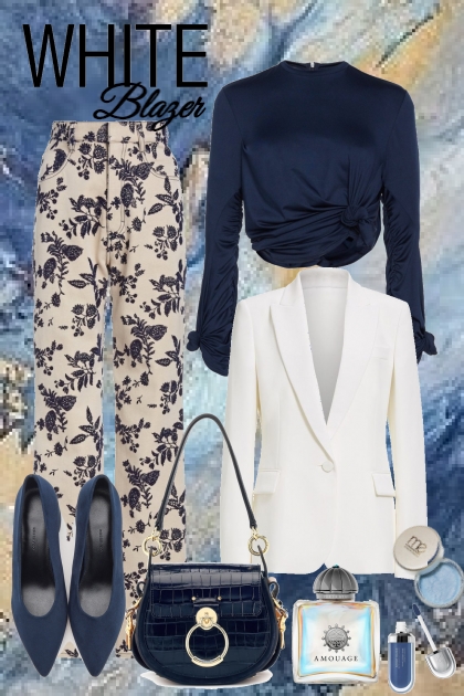 White blazer style II- Fashion set