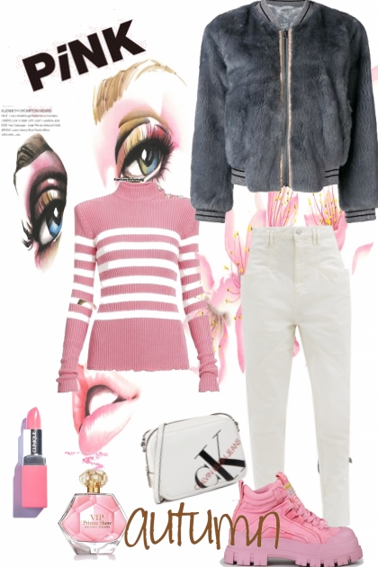 pink autumn- Fashion set