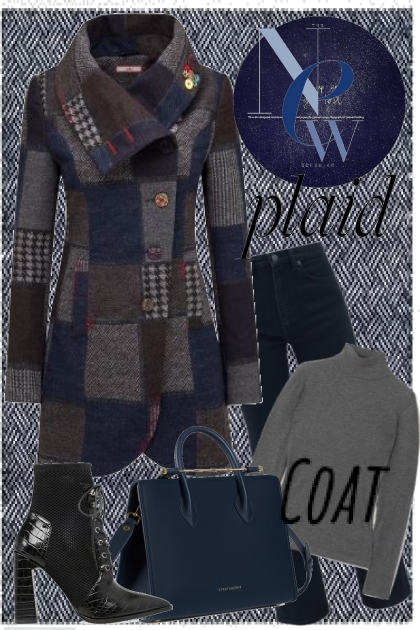 New plaid coat- Combinazione di moda