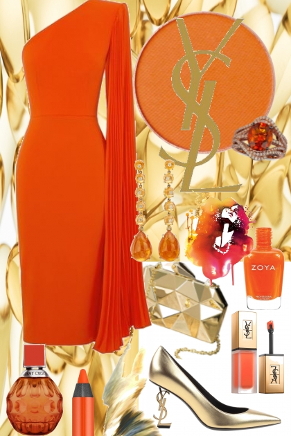 Orange beauty- Modekombination