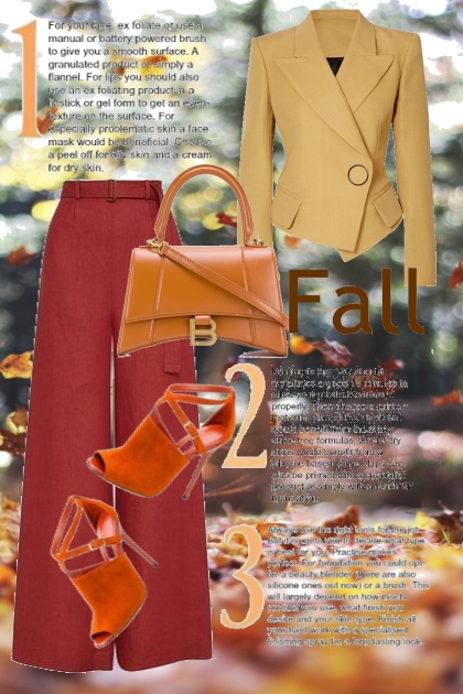 Fall colors- Fashion set