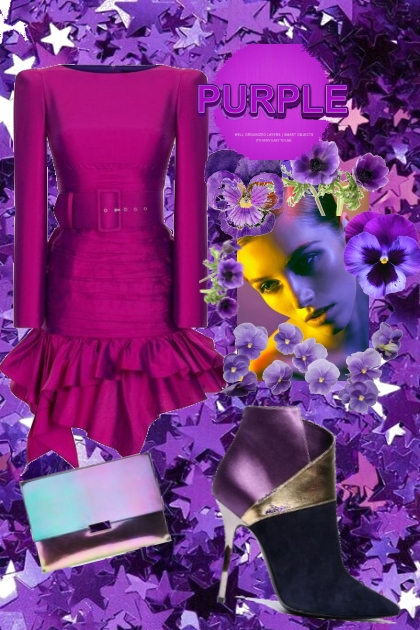 purple night- Modna kombinacija