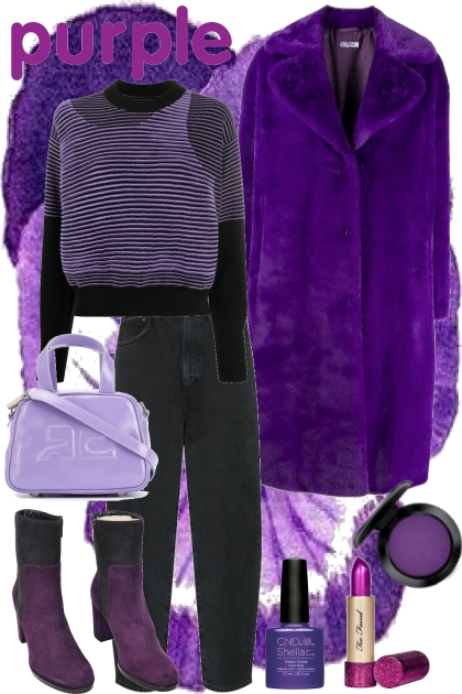 Purple love- Модное сочетание