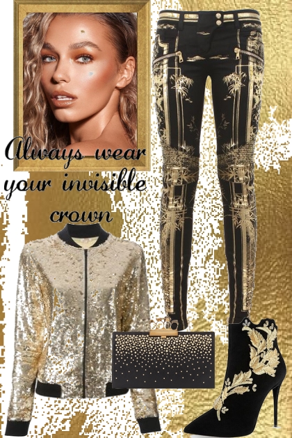 wear your invisible crown- combinação de moda