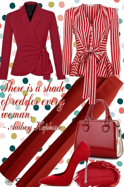 Shade of red- Combinaciónde moda
