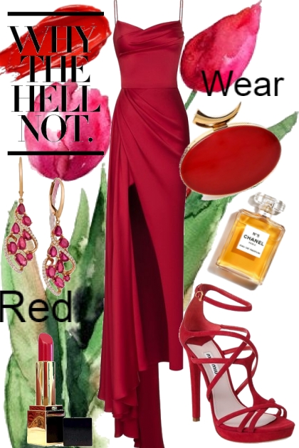 Wear red- Modna kombinacija