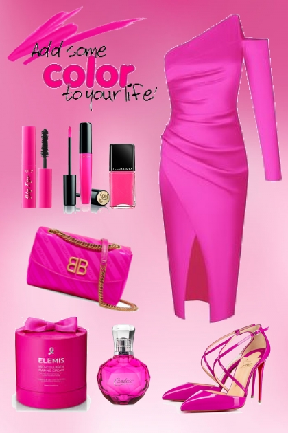 Pink explosion- combinação de moda