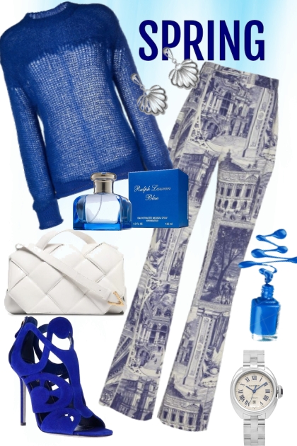 Blue spring II- combinação de moda