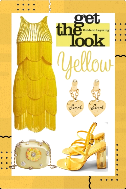 Get the look yellow- combinação de moda