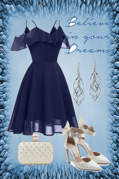 Blue dream dress- Combinaciónde moda