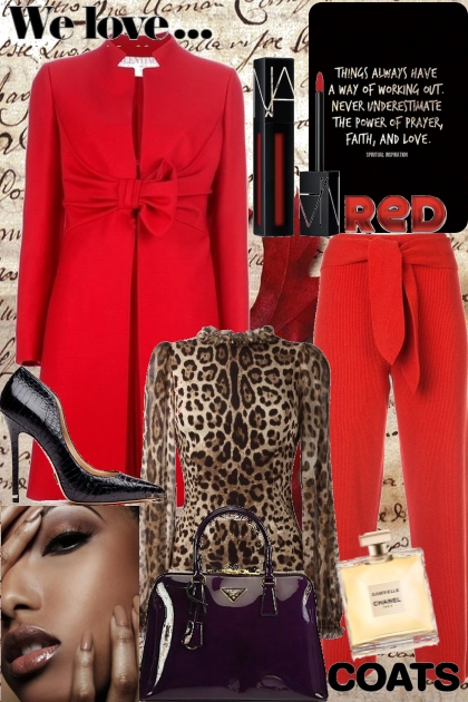 We love red coats- Modna kombinacija
