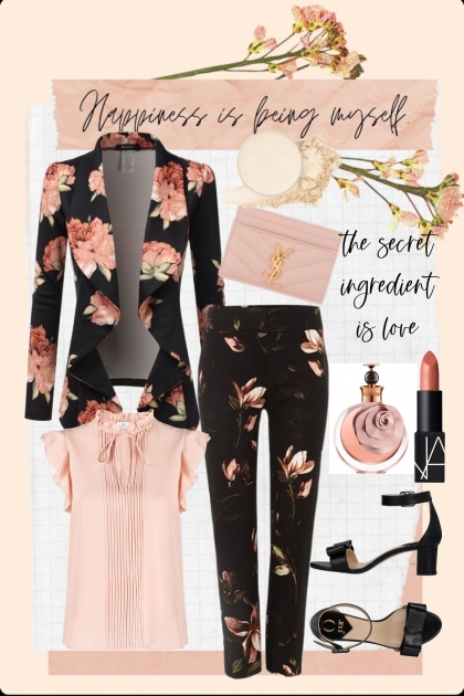 Flower suit- Combinazione di moda