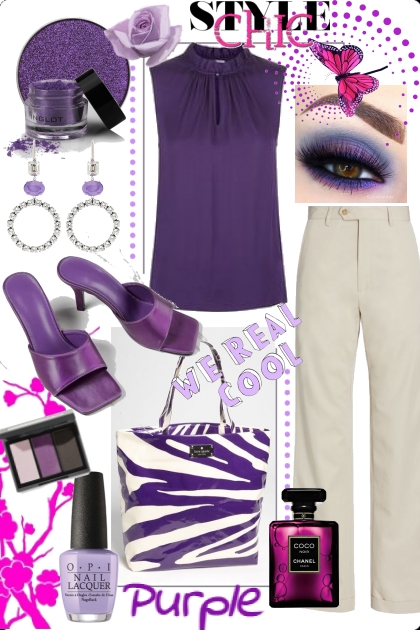 Style chic purple