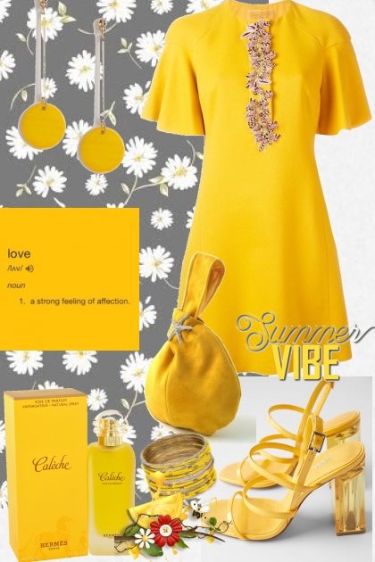 Yellow summer vibe- Combinaciónde moda