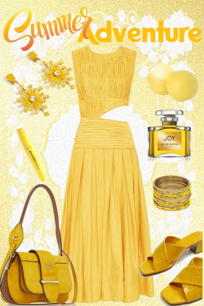 Summer yellow adventure- Fashion set
