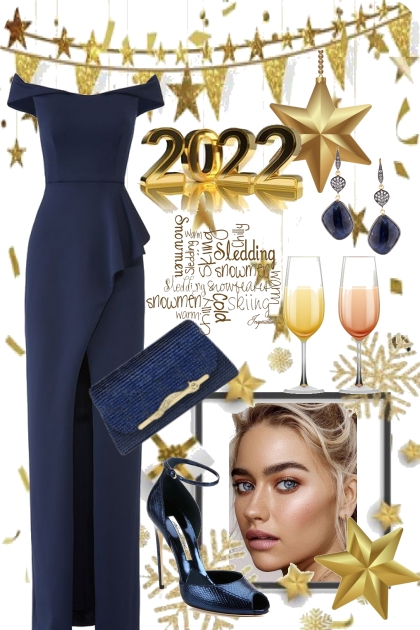 Happy new blue year- Fashion set