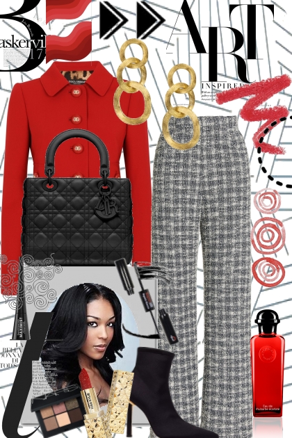 Red jacket 2- Combinaciónde moda