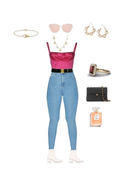 shopping outfit- Combinazione di moda