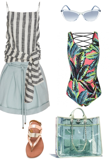 На пляж / On the beach - Fashion set