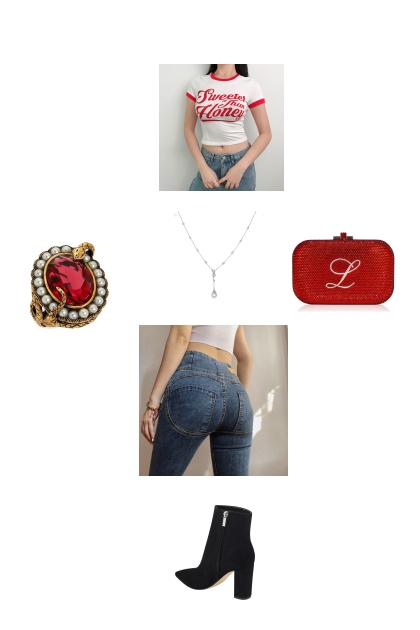 Rosey Red- Combinaciónde moda