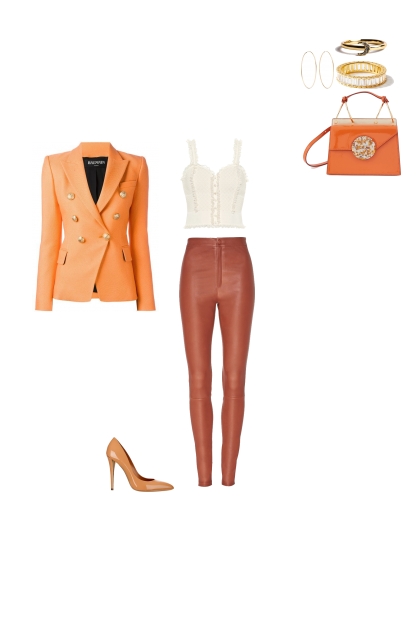 Orange - Combinaciónde moda