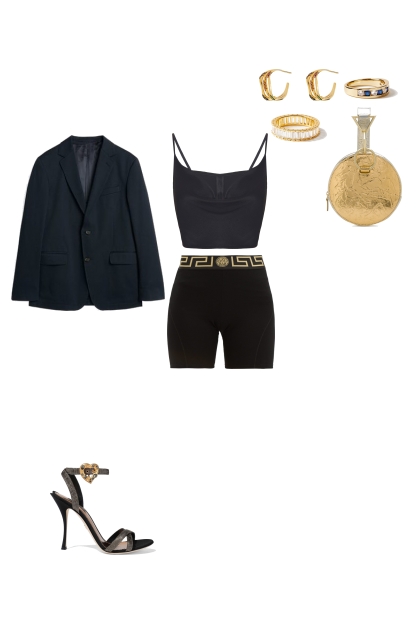 Black gold- combinação de moda