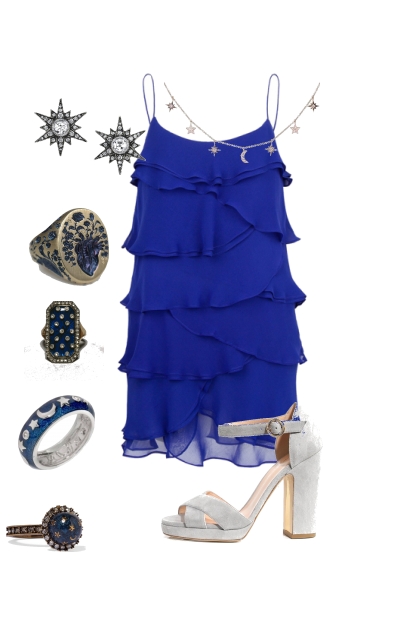 Vibrant, Royal Blue, City- Combinaciónde moda