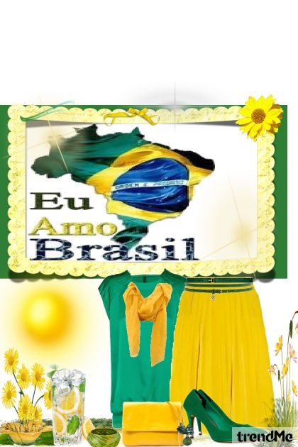 brasil ano de copa- Modna kombinacija