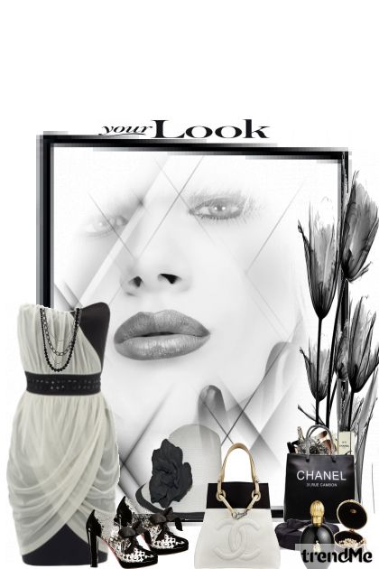 black & white- Combinazione di moda