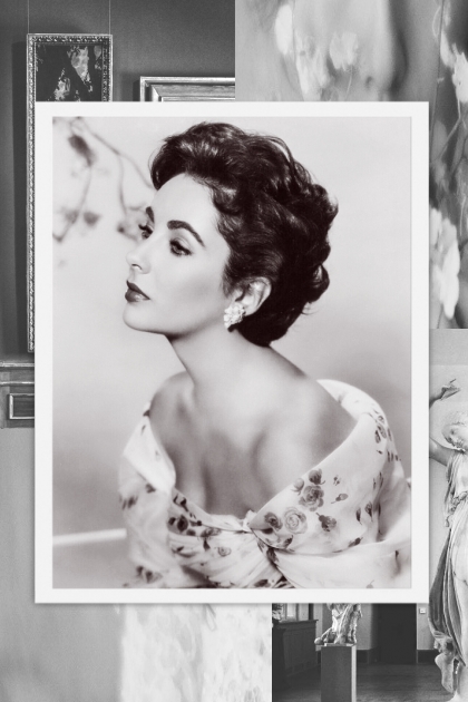 Elizabeth Taylor- Модное сочетание