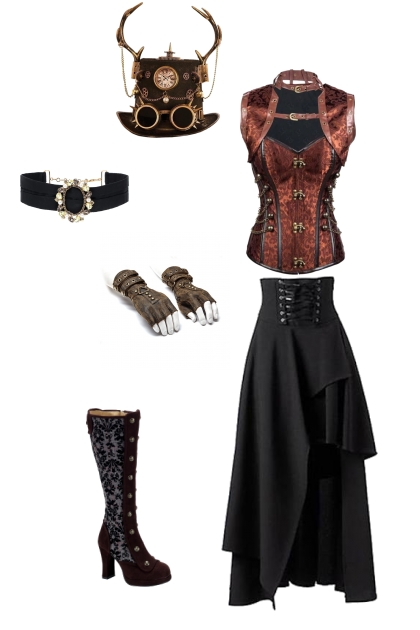 Steampunk OC- Fashion set