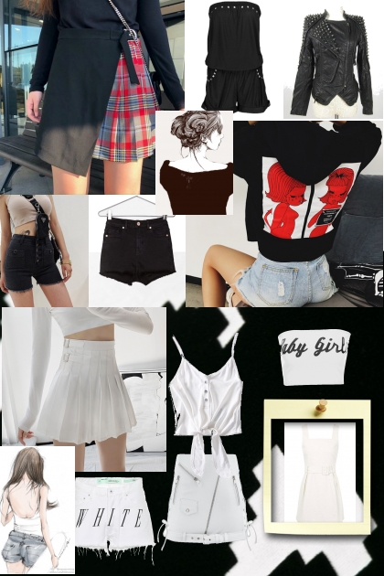Black or white- Combinazione di moda