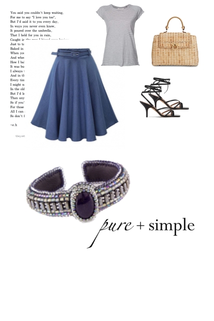Pure&amp;simple look