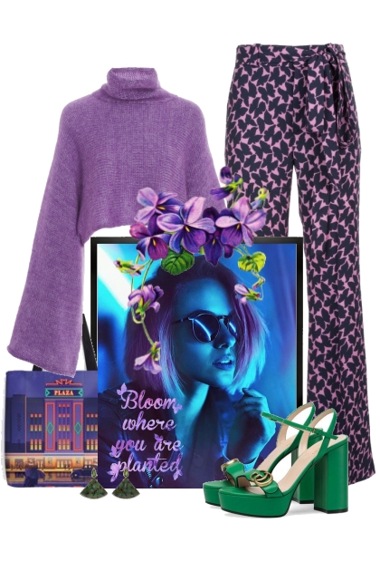 #1 Violet Bloom- Fashion set