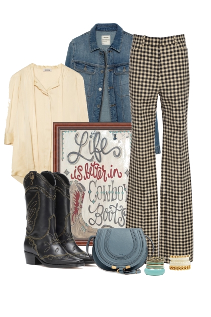 #3 Life is better in cowboy boots- Fashion set
