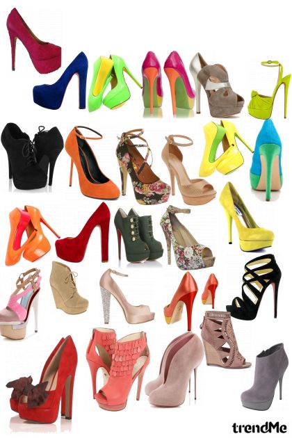 Beautifuls shoes- combinação de moda