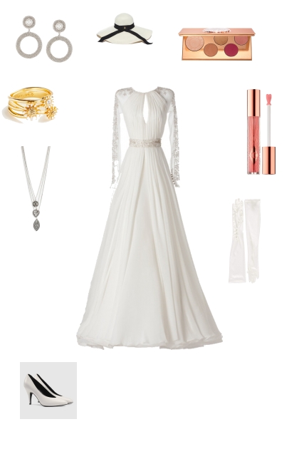 wedding in white - Modekombination