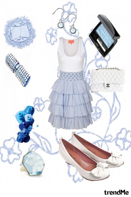Baby blue- Fashion set