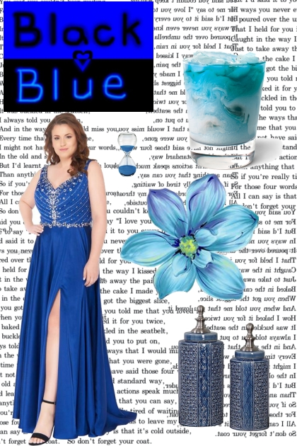 BLUE- Modna kombinacija