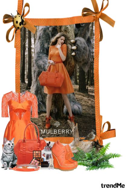 Оранжевый лес- Combinaciónde moda