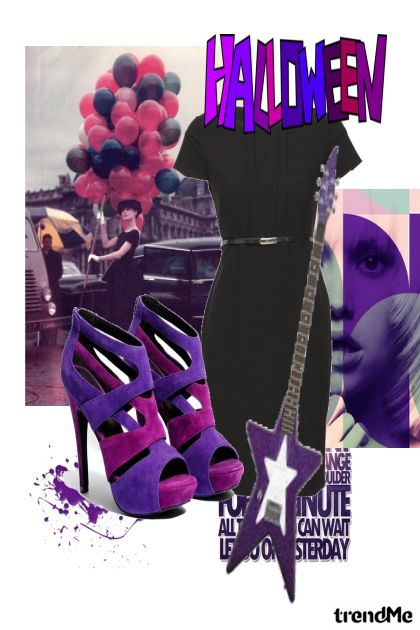 Purple ROCk- Combinaciónde moda