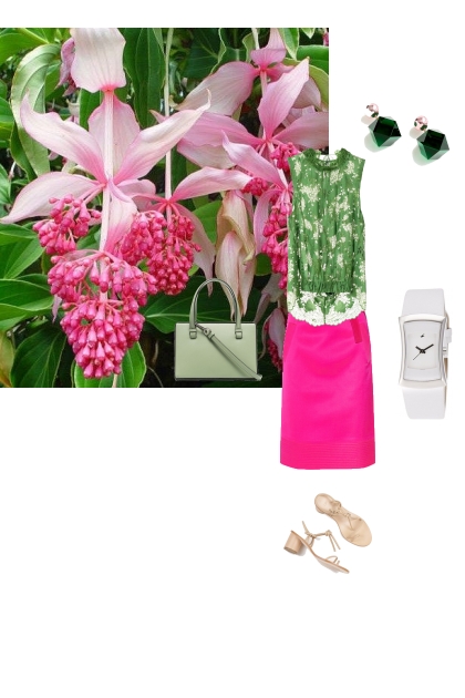 summer floral image- Fashion set
