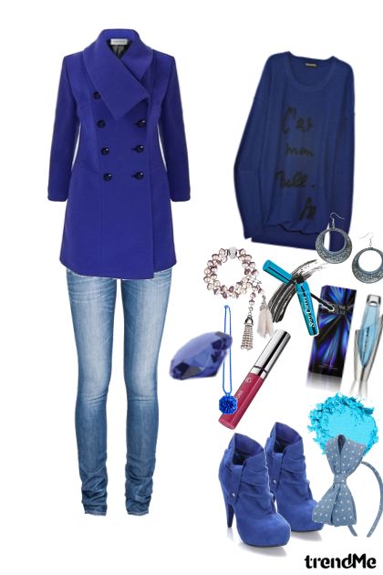 BLUE- Модное сочетание
