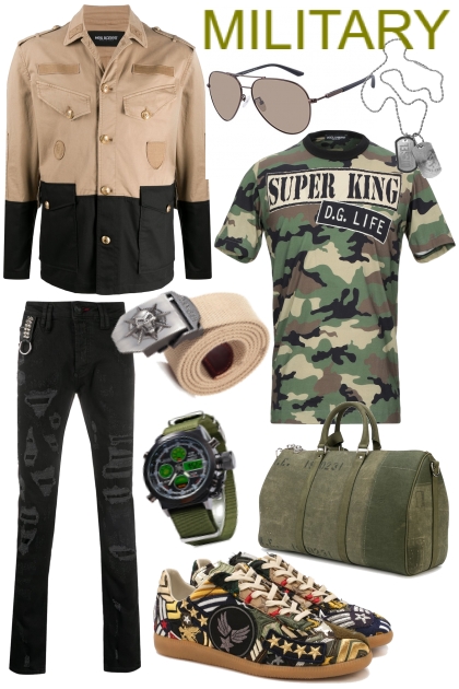 Military style- Modna kombinacija