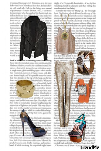 Chic night in town- Fashion set