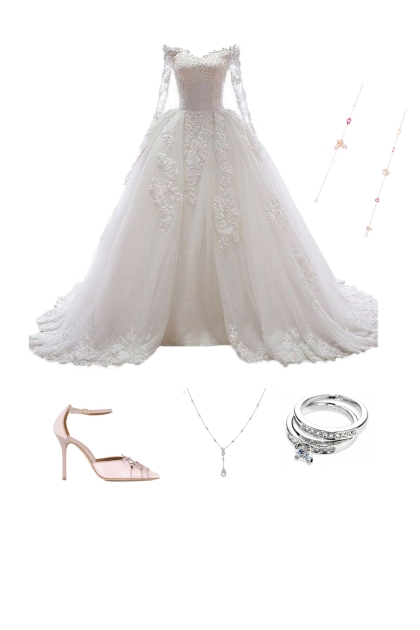 Spring wedding dress number 1- combinação de moda