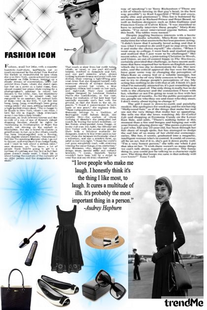 Audrey Hepburn- combinação de moda